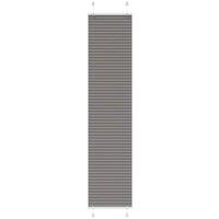 Berkfield Home Pleated Blind Anthracite 45x200 cm Fabric Width 44.4 cm Polyester in Black