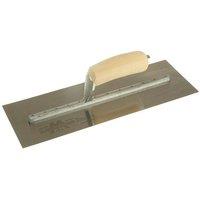 Marshalltown Mxs73ss Cement Trowel Stainless Steel Wooden Handle 14 X 4.3 4in