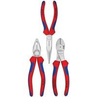 KNIPEX 00 20 11 Assembly Pack Pliers Set, 3 Piece