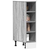 Berkfield Home Bottom Cabinet Grey Sonoma 20x44, 5x81, 5 cm Engineered Wood