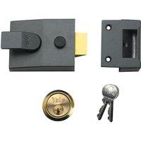 Yale Locks 89 Series Deadlocking Nightlatch in Metallics