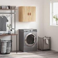 Berkfield Home Wall Cabinet Sonoma Oak 60x31x60 cm Engineered Wood in Brown | Size: 60 x 31 x 60 cm