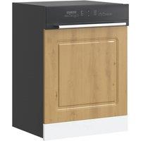 Berkfield Home Dishwasher Panel Kalmar Artisan Oak 60x1.5x67 cm Engineered Wood in Brown