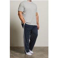 BadRhino Men's Lightweight Lounge Joggers in Dark Navy | Size: 5-6XL