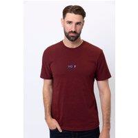 The Wolf Men's Boston Short Sleeve T-Shirt in Burgundy | Size: Medium