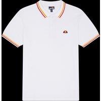 Ellesse Men's Rooks Polo Shirt in White | Size: Small