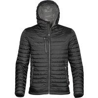 Stormtech Men's Gravity Hooded Thermal Winter Jacket (Durable Water Resistant) in Jet Black | Size: Small