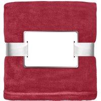 MidOcean Davos Flannel Blanket in Burgundy