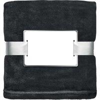 MidOcean Davos Flannel Blanket in Black