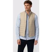 Melka Men's Zip Through Gilet in Nude | Size: XL