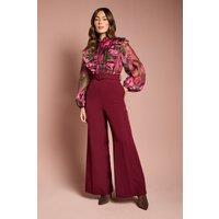 Organza Blouse Jumpsuit