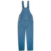 Dotty Dungarees Women's Vintage Stonewash Denim Dungarees S (UK 8/10) in Blue | Size: Small