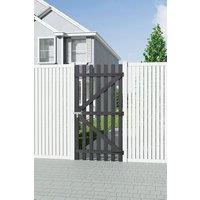 Rustic Garden Gate with Latch - Handcrafted Wood Fence Entry Door