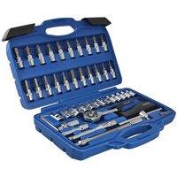 Bluespot Tools 1 4in Square Drive Socket & Bit Set, 46 Piece