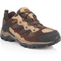 Northwest Territory Men's Reliance Leather Waterproof Walking Shoes in Brown | Size: 9