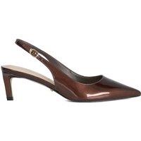 Dune London Women's Wide Fit 'Celinna' Strappy Heels in Brown | Size: 6