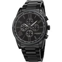 Akribos Men's AK1072 Casual Watch Round Case in Black