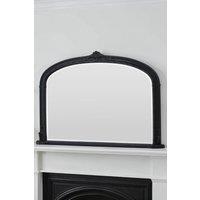 Yearn Mirrors Overmantle Mirror Arched 127(w) x 89cm(h) Victorian Mirror in Black