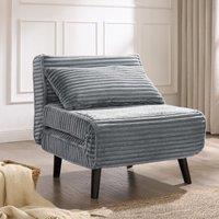 Home Detail Clover Single Sofa Bed in Grey | Size: 1 Seater