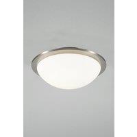 BHS Lighting Jules Flush Bathroom Ceiling Light in Black