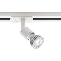 Nordlux Modern Indoor Track Spot Light White Metal GU10 Adjustable Head - Mains Powered, IP20