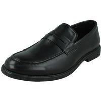 Thomas Blunt Men's Classic Penny Loafer Shoe with Cushioned Insole in Black | Size: 8