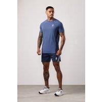 GYM KING Men's Flex 2.0 Short Blue | Size: Small