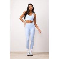 GYM KING Women's 365 V-Neck Performance Sports Bra Blue | Size: 14