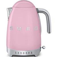 Smeg Kettle & Toaster, 1.7W, 3KW, 4 Slice, Pink, 7 Temps, KLF04PKUK & TSF03PKUK in Pink