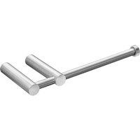Cosmic Paper Holder Without Cover Matt Stainless Steel Logic in Grey