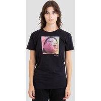 Squid Game Season One Red Light Green Light Portrait T-Shirt, Black | Size: Small