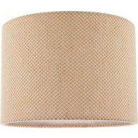 Happy Homewares Two Tone Natural Linen Fabric in Taupe with Inner White Cotton Lining | Size: 10 inches