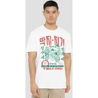 Squid Game Season Three Korean Game Of Slap Match T-Shirt, White | Size: Small