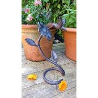 Inspirational Gifting Hummingbird Garden Sculpture Statue Ornament Decor in Bronze