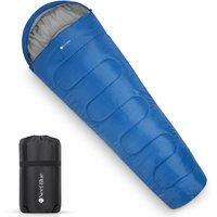 Neel Blue Mummy Sleeping Bag All Seasons - 220x85cm in Royal | Size: 220x85 cm