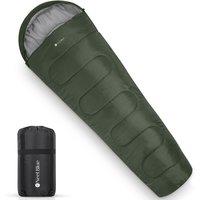 Neel Blue Mummy Sleeping Bag All Seasons - 220x85cm in Green | Size: 220x85 cm