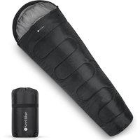 Neel Blue Mummy Sleeping Bag All Seasons - 220x85cm in Black | Size: 220x85 cm