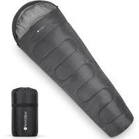 Neel Blue Mummy Sleeping Bag All Seasons - 220x85cm in Grey | Size: 220x85 cm