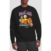 Squid Game Season Two Young-Hee Bootleg Sweatshirt, Black | Size: Small