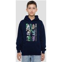 Disney Star Wars The Acolyte High Republic Pastel Jedi Youth Kids Pull-Over Hoodie, Navy | Size: 9-11 Years
