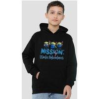 Disney Toy Story Mission Winter Adventure Aliens At Christmas Youth Kids Pull-Over Hoodie, Black | Size: 9-11 Years