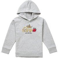 Disney Snow White Fa La La & All That Christmas Sparkle Youth Kids Pull-Over Hoodie, Athletic Heather in Grey | Size: 7-8 Years