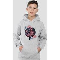 Disney Star Wars Vader Wave Youth Kids Pull-Over Hoodie, Athletic Heather in Grey | Size: 7-8 Years