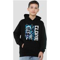 Disney Star Wars Clone Rex Youth Kids Pull-Over Hoodie, Black | Size: 9-11 Years