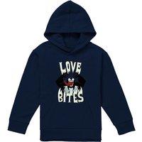 Marvel Venom Valentine'S Day Love Bites Youth Kids Pull-Over Hoodie, Navy | Size: 12-13 Years