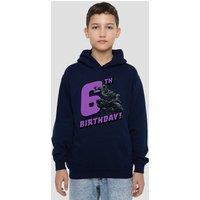 Marvel Black Panther Birthday 6 Youth Kids Pull-Over Hoodie, Navy | Size: 12-13 Years