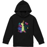 Disney The Princess & The Frog Tiana My Dreams, My Way Youth Kids Pull-Over Hoodie, Black | Size: 9-11 Years
