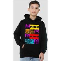 Pink Floyd Lava Tiles Youth Kids Pull-Over Hoodie, Black | Size: 7-8 Years