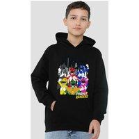 Hasbro Power Rangers It'S Morphin Time Youth Kids Pull-Over Hoodie, Black | Size: 5-6 Years