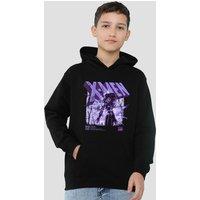 Marvel X-Men Jean Grey Info Youth Kids Pull-Over Hoodie, Black | Size: 7-8 Years